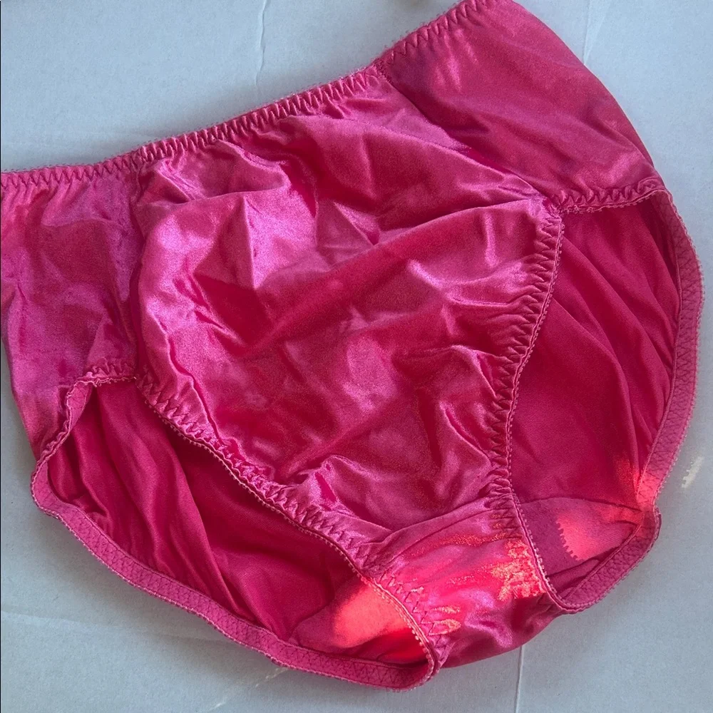 VTG vassarette satin panties Pink M - Picture 1 of 3